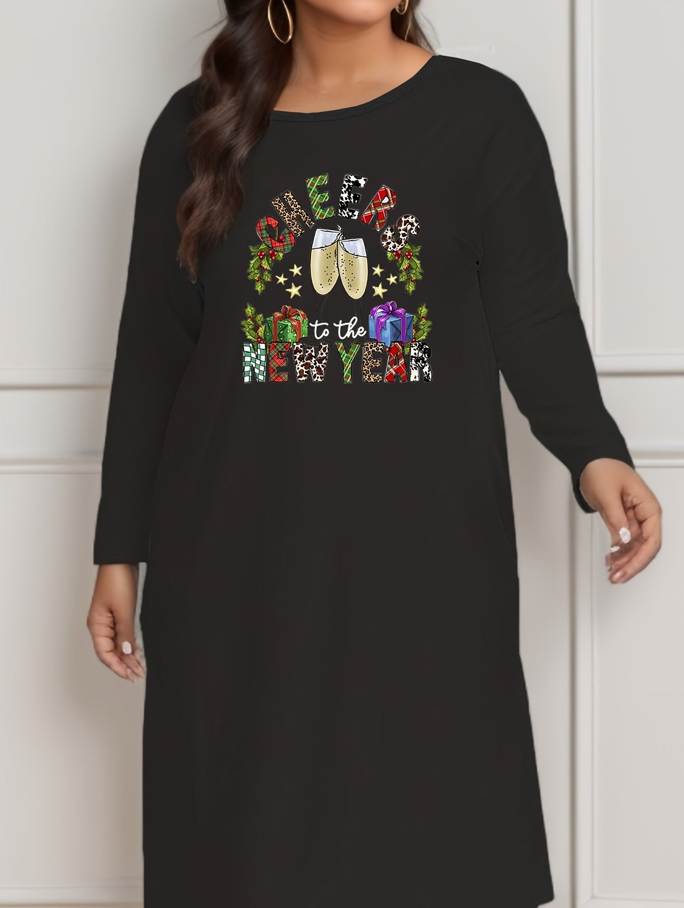 Casual Lounge Dress Women's Plus