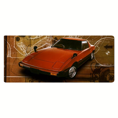 RX7 Classic Car Pattern Gaming Mousepad
