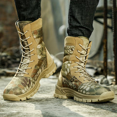 Boys Military Tactical Work Boots Waterproof Non Slip Durable Boots