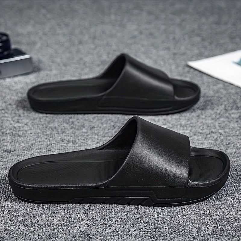 Men's Soft Non Slip Slides Casual Open Toe Slippers