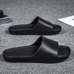 Men's Soft Non Slip Slides Casual Open Toe Slippers