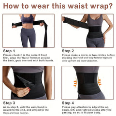 Waist Trainer Body Shaper Belt Tummy Shapewear For Women Belly Fat Burner
