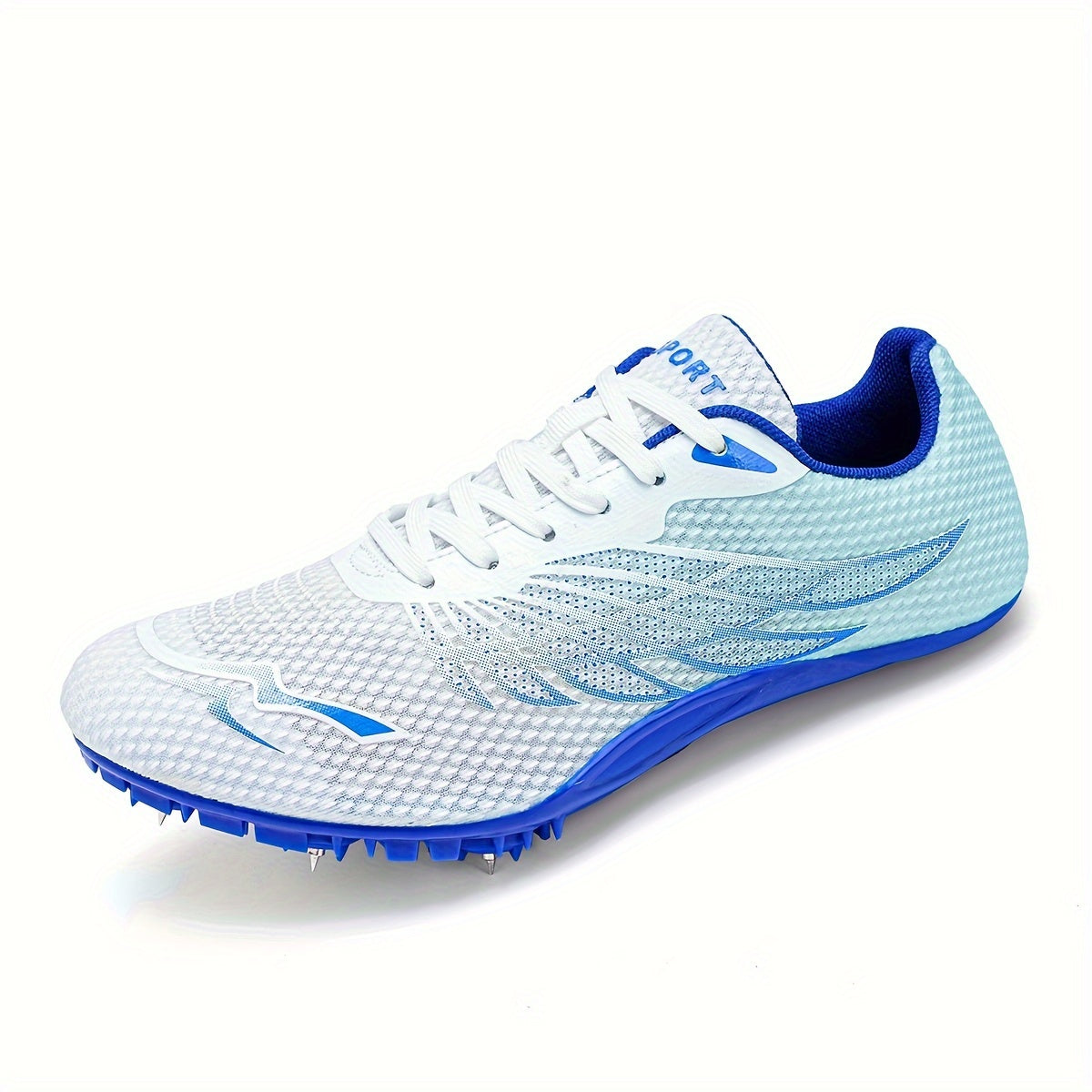 Women's Wing Pattern Track Running Shoes Low Spike Cleats