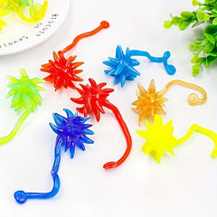 5 10 20pcs Sticky Balls Random Colors Interactive Game Toys