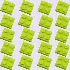 Christmas Architectural Bricks 20pcs Set 2X2 Wall Short Bricks