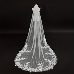 Baroque Wedding Veil Bridal Cathedral Long Veil Hair Wedding Accessories