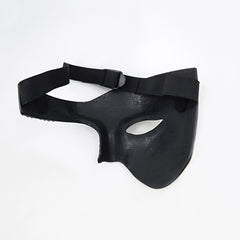 Men's Rhinestone Half Face Mask Halloween Party Dress Up Adornment