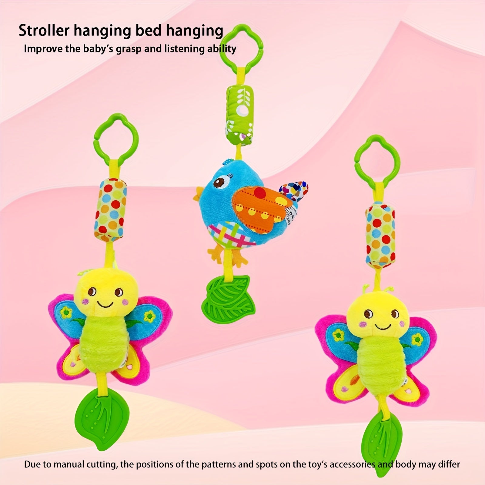 Infant Baby Car Stroller Pendant Wind Chime Bed Bell Rattle