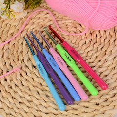 6pcs Random Crochet Hook Set Hand Knitting Crochet Set