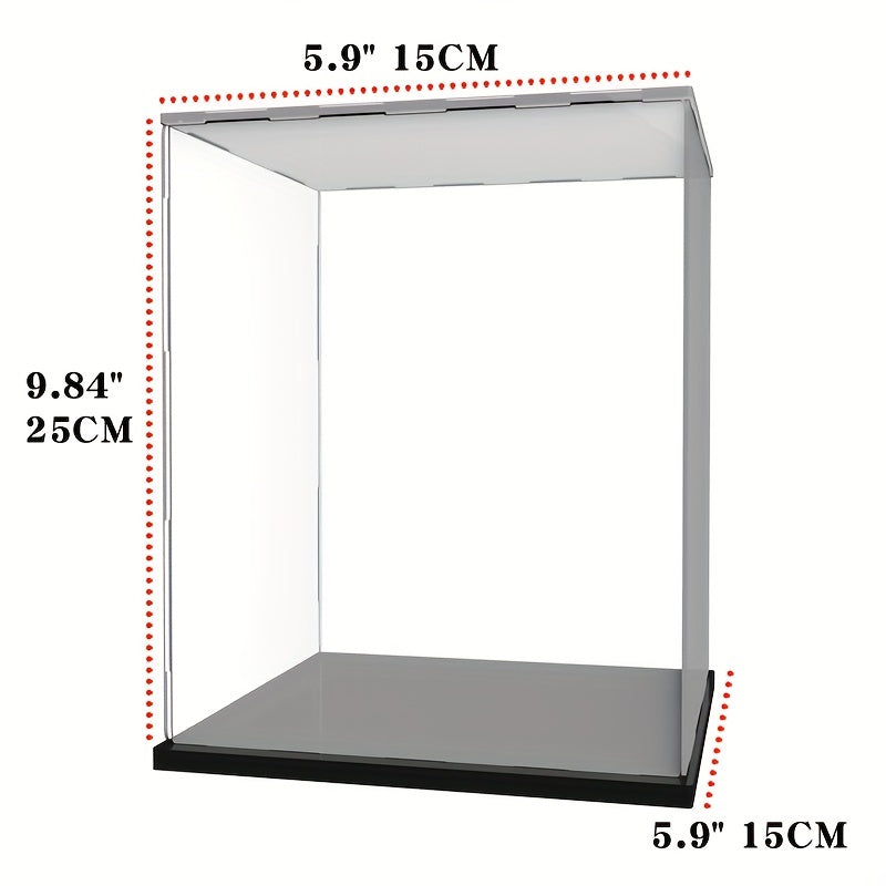 Acrylic Display Box Case Stand Dustproof Tray Protection