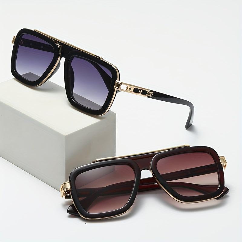 Men's Square Frame Sunglasses UV Protection for Cycling