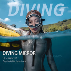 Tempered Glass Diving Goggles Large View Diving Equipment