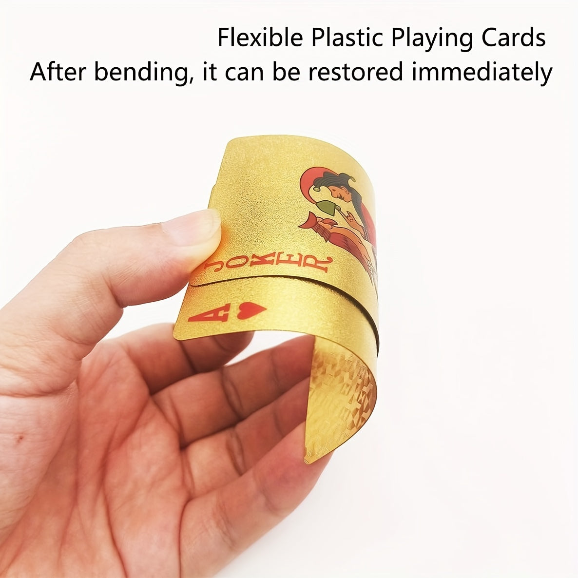 2 Decks Waterproof Poker Cards for Family Gathering