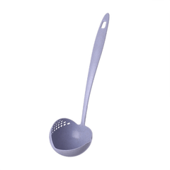 2 In 1 Leak Spoon Long Handle Plastic Soup Spoon