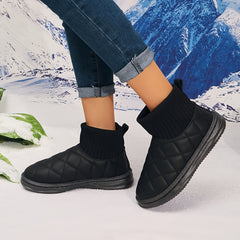 Women's Quilted Winter Snow Boots Anti-slip Ankle Boots