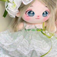 Green Princess Skirt Party Dress for 1/4 BJD Dolls