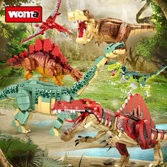 Big Dinosaur Building Blocks Toy - T-Rex Model