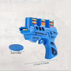 Foam Disc Launcher Flying Disc Handheld Shooter - Indoor/Outdoor Game Toy