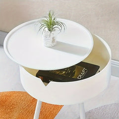 Creamy Wind Bedside Cabinet Modern Household Bedroom Small Bedside Storage Cabin