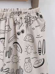 Boys Bear Watermelon Car Outfit T shirt & Shorts Summer Kids Clothes