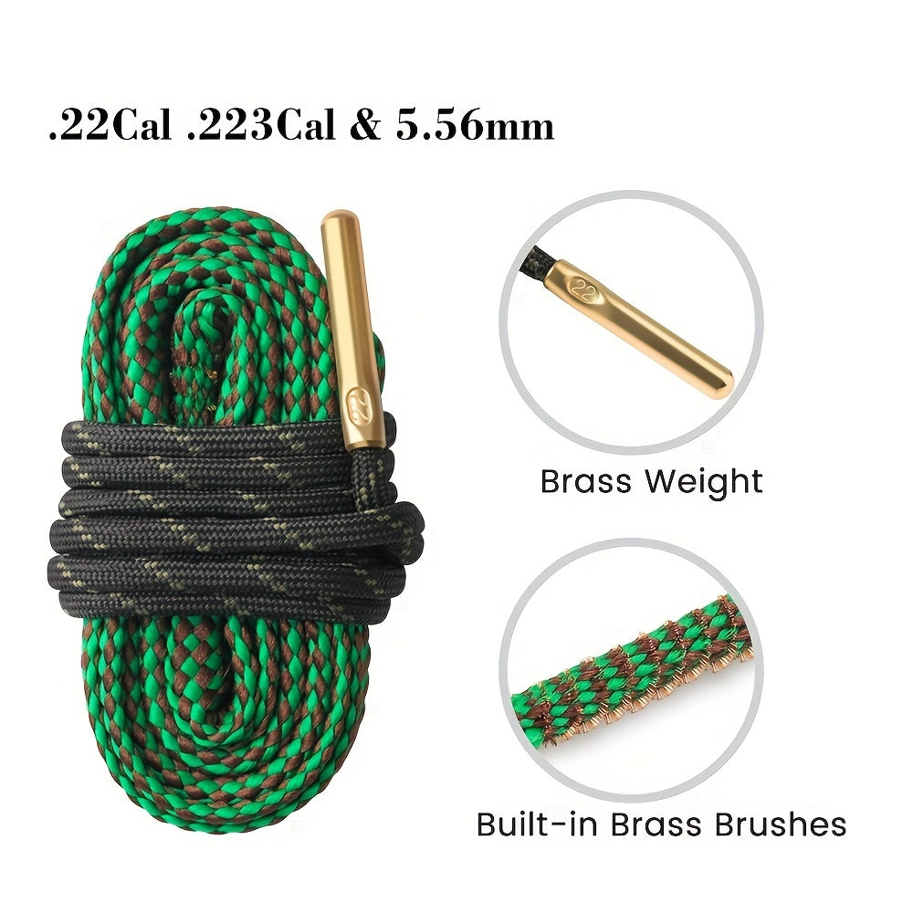 Portable Heavy Duty Cleaning Bore Rope For 9mm 7.62mm 5.56mm