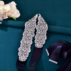 Sparkling Rhinestone Wedding Dress Belt
