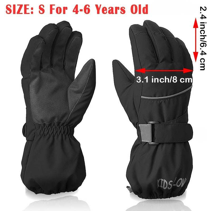 Winter Warm Gloves Waterproof Snow Gloves for Outdoor Sports Skiing