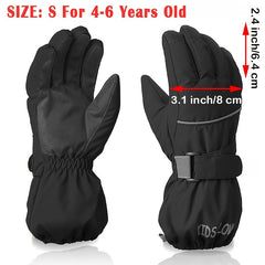 Winter Warm Gloves Waterproof Snow Gloves for Outdoor Sports Skiing