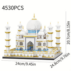 4530Pcs MOC City Mini Bricks Taj Mahal Architecture Micro Model Building Blocks
