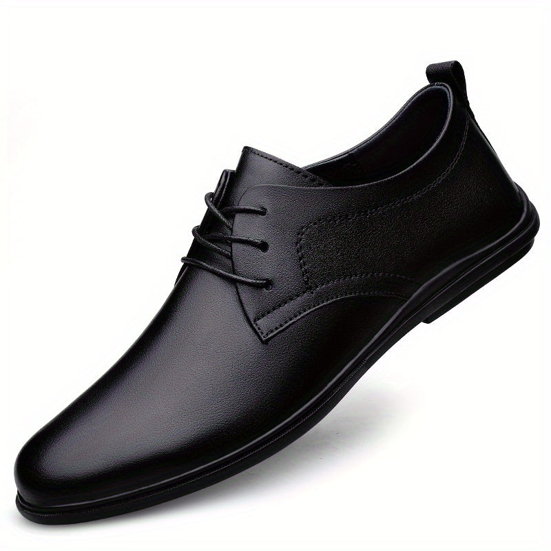 Men's Leather Derby Shoes Non Slip Business Dress Shoes