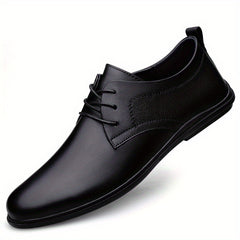 Men's Leather Derby Shoes Non Slip Business Dress Shoes