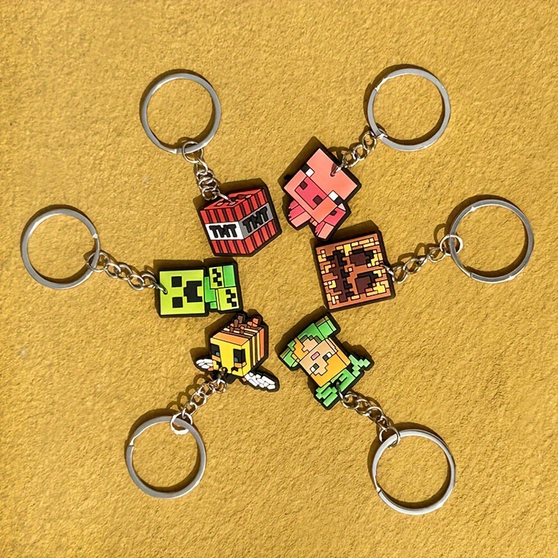 Mini Cartoon PVC Bag Purse Pendant Ornament Key Chain Keyring