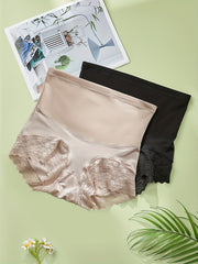 2pcs Lace Shaping Panties - Tummy Control Compression Panties