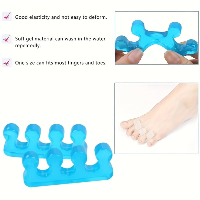 Gel Toe Separators for Nail Polish - Pedicure Tool