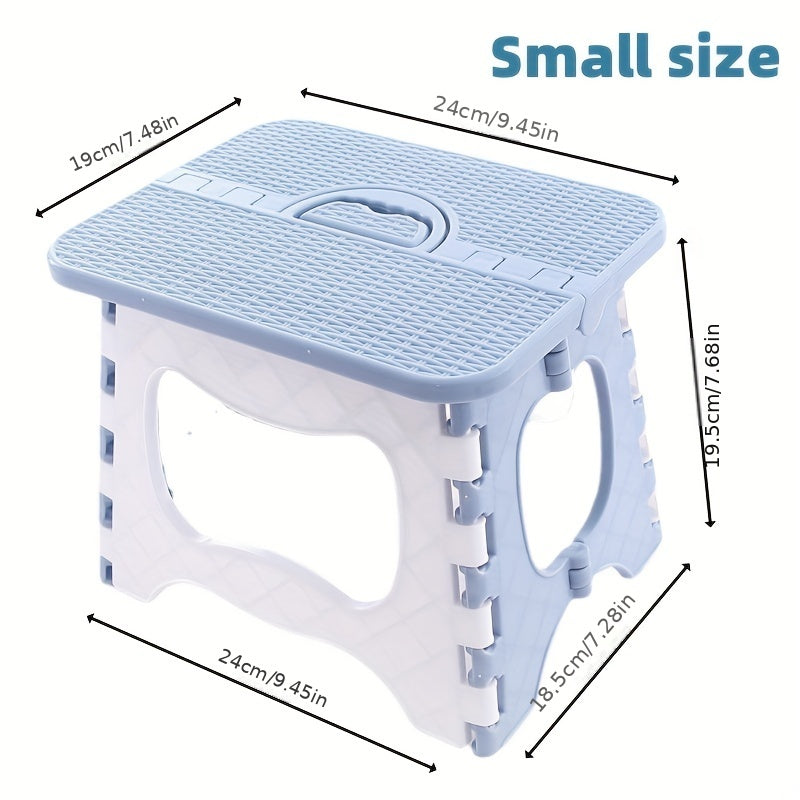 Portable Folding Stools With Handle Lightweight Compact Foldable Chair