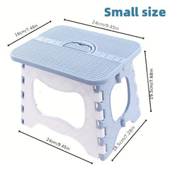 Portable Folding Stools With Handle Lightweight Compact Foldable Chair