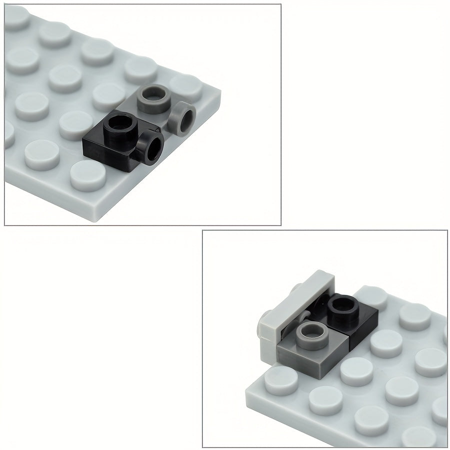 100pcs Thin 1x1 Plate Side Knobs Building Blocks DIY Inspiration