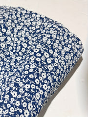 Floral Print Shirred Pants Wide Leg High Waist