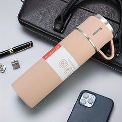 Stainless Steel Thermal Cup Set Insulated Water Bottle for Cycling