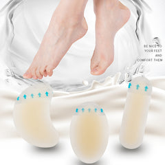 10pcs Invisible Silicone Heel Protector Waterproof Foot Patch