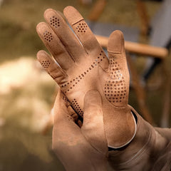 Suede Non-slip Gloves for Winter Warmth - Outdoor Cycling Driving
