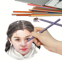 Professional Charcoal Pencils Set for Skin Tone Colored Sketching