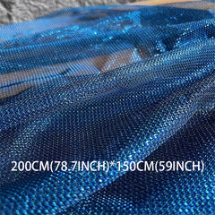 1pc Metallic Fabric DIY Fabric Tulle For Sewing Apparel Costumes