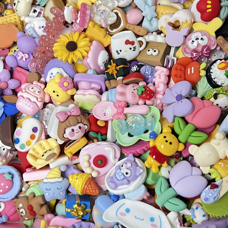 Resin Charms for DIY Phone Case Jewelry Hair Clip Crafts