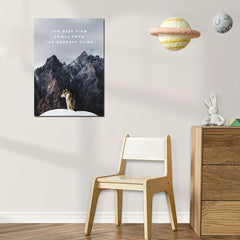 Modern Wildlife Landscape Art Painting Sticker for Kids