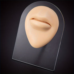 Silicone Human Face Model with Display Stand