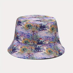 Creative Oil Painting Bucket Hat for Men Women Outdoor Sun Protection