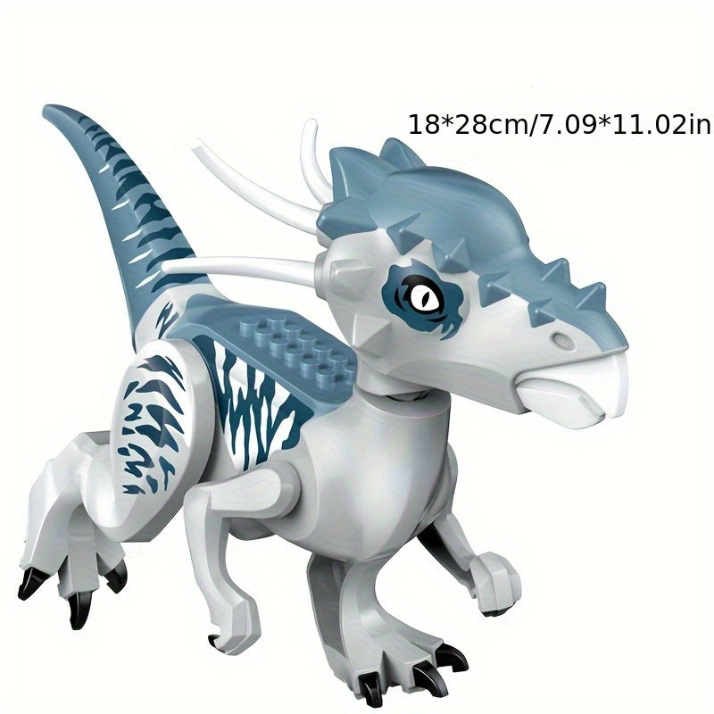 Jurassic Dinosaur Brachiosaurus Tyrannosaurus Velociraptor Building Block Kit