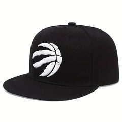 Men's Embroidered Flat Brim Baseball Cap