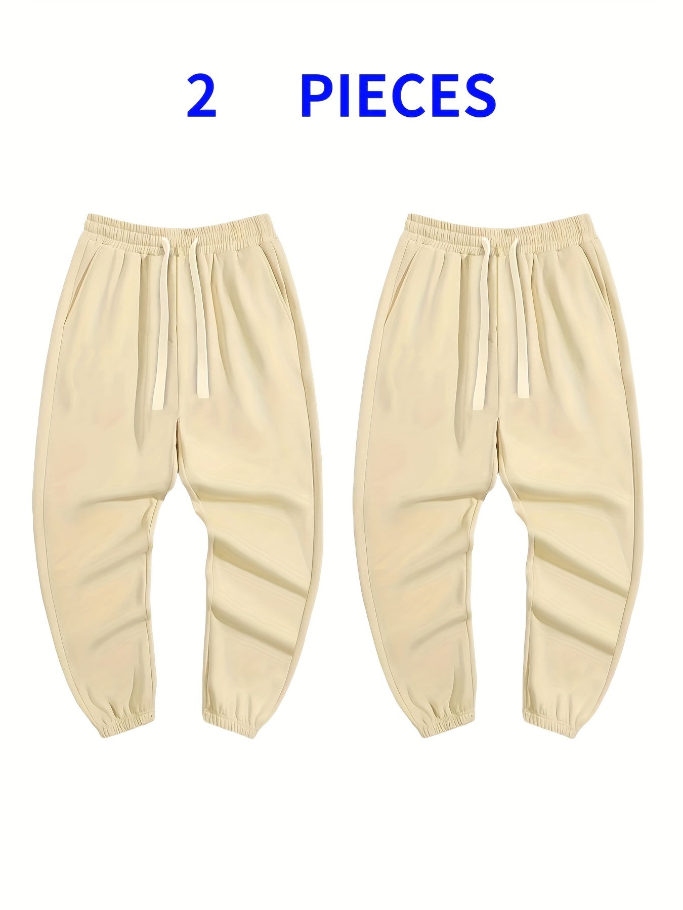 Men's Drawstring Casual Sweatpants for Running Gym